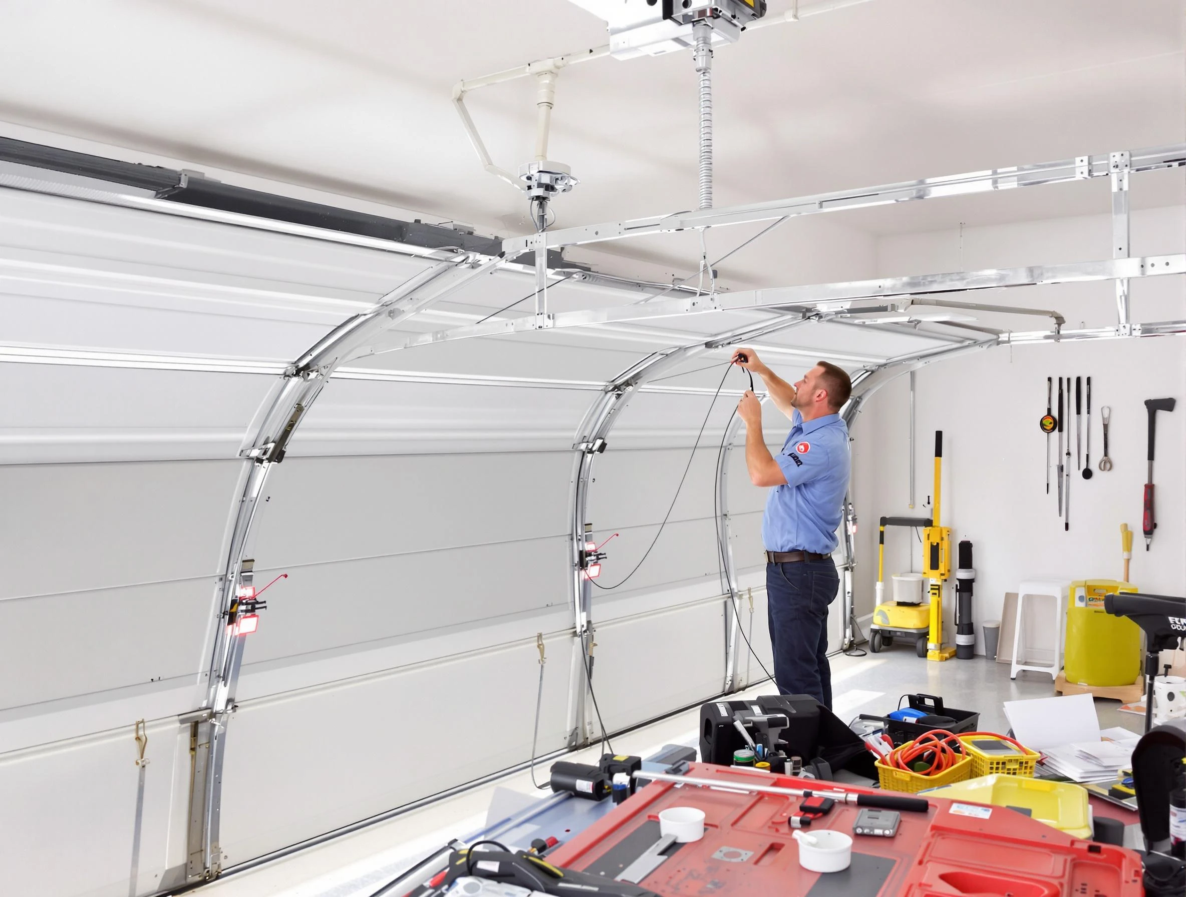 Garage door cable repair service by Jacksonville Garage Door Repair in Jacksonville