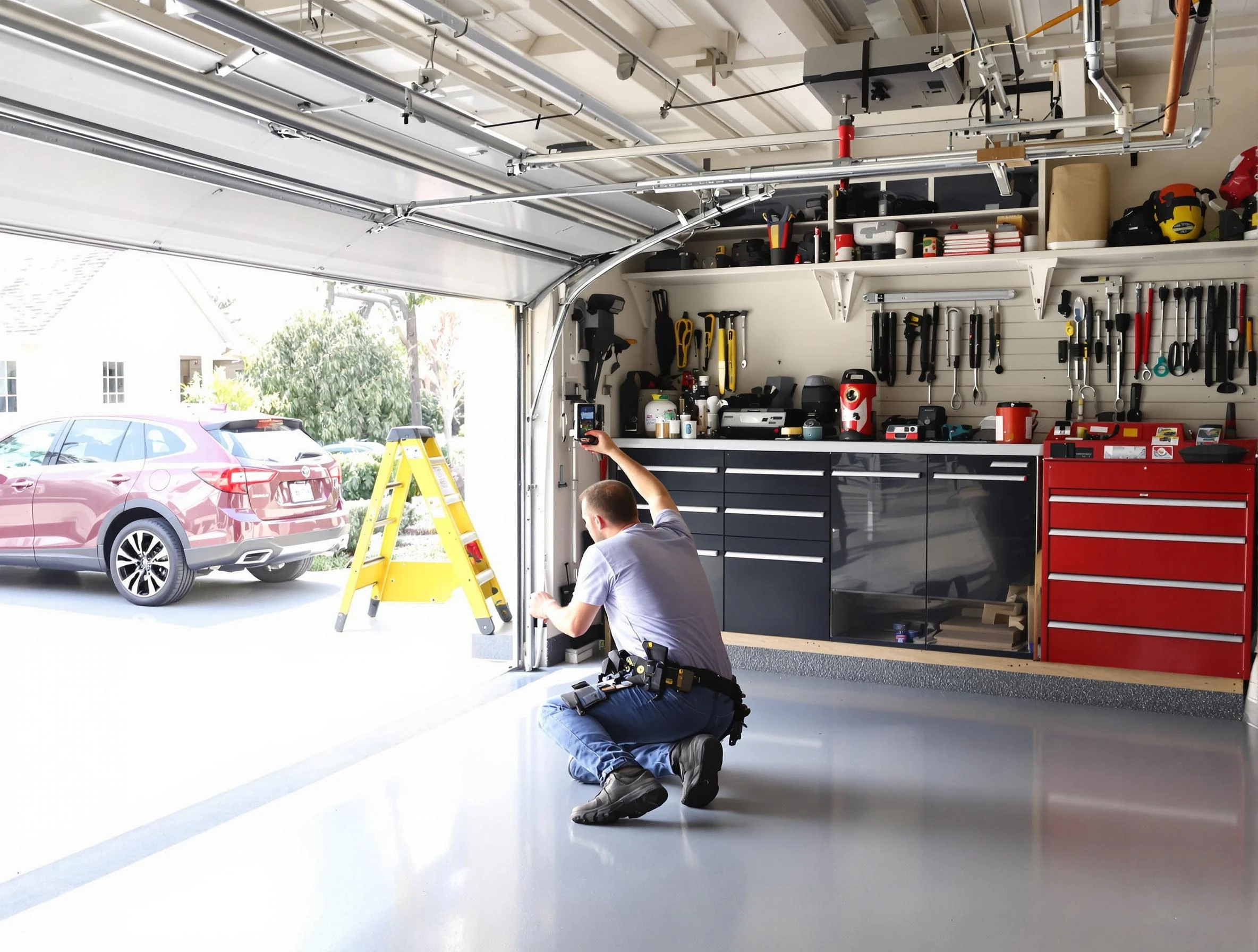 Local garage door repair service by Jacksonville Garage Door Repair in Jacksonville